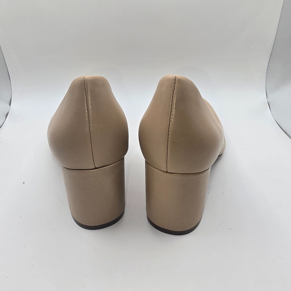 Naturalizer Michelle 6.5 Pumps Beige Leather Comfort Dress Classic Office - Picture 9 of 12